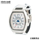 （あす楽）ロベルトカヴァリ バイ フランクミュラー roberto cavalli by FRANCK MULLER　自動巻　 腕時計 RV1G207L0021 ホワイトラバーベルト【送料無料】【父の日】【プレゼント】【ギフト】【包装】