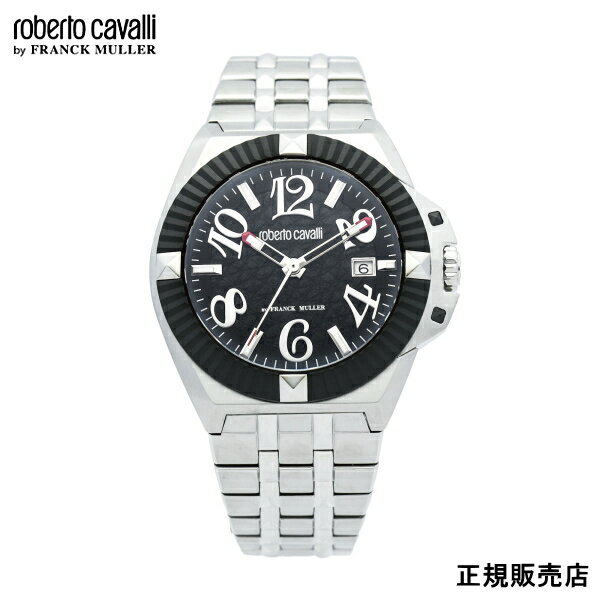 あす楽 roberto cavalli BY FRANCK MULLER ロベルトカヴァリ バイ フランクミュラー メンズ 腕時計 RV1G181M1021 クオーツ （正規2年間保証)【送料無料】【父の日】【プレゼント】【ギフト】【包装】