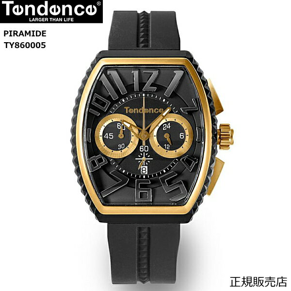 （あす楽）テンデンス Tendence 腕時計 PIRAMIDE ピラミッド ブラック TY860005　
