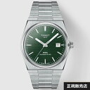 (あす楽)【TISSOT】ティソ 腕時計 PRX ピーアールエックス オートマティック 自動巻き グリーン文字盤 パワーマティック80 T137.407.11.091.00（国内正規販売店）T1374071109100【送料無料】【ギフト】