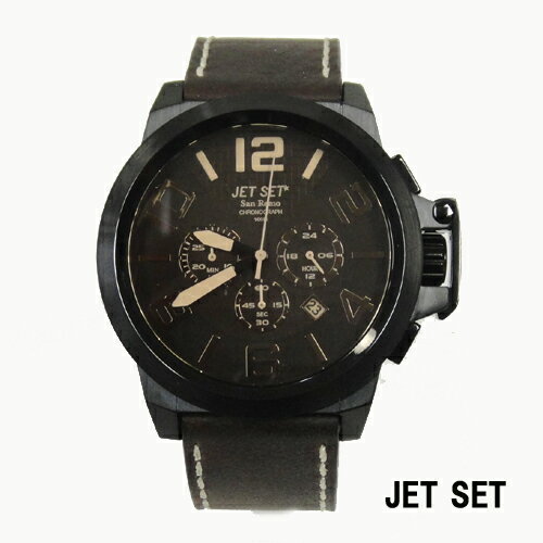 （あす楽）ジェット セット 腕時計 JET SET (ニューモデル）　47mm　J6190B-766【訳あり品】バンド内側ひび割れあり