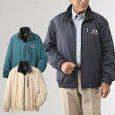 シニアファッション メンズ 80代 70代 60代 90代 秋冬 防寒 あたたかい 刺しゅう入り裏フリースブルゾン おじいちゃん 服 プレゼント 紳士服 男性 ...
