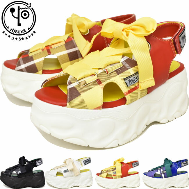 ヨースケ YOSUKE 厚底サンダル　スポーツサンダル ハイソール レースアップ 2810041(予約)は6月上旬〜の入荷です