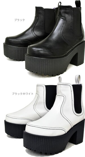 【限定トートバッグプレゼント企画対象品】ヨースケYOSUKEサイドゴアブーツ厚底ブーツショートブーツレディース全4色S-LL2600997
