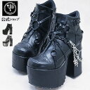 【直営SHOP限定】 ヨースケ YOSUKE 厚底ブーツ レディース ショート 12.5cm 厚底ヒール 公式SHOP特典キズ補修液付