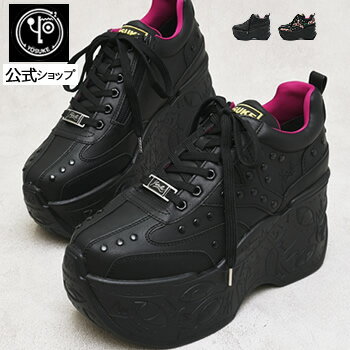 【2BUYクーポン対象】【23.0cm限定】 ヨースケ YOSUKE 厚底スニーカー レディース ローカット 歩きやすい 8cm 厚底フラットのサムネイル