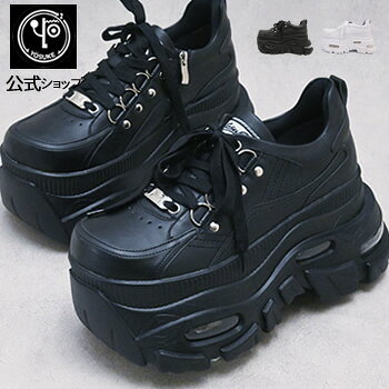 ヨースケ 厚底スニーカー 公式キズ補修液付 YOSUKE 厚底シューズ メンズ 10cmエアーソール 厚底靴 ライブ用 黒 白 ※（予約）は5月下旬入荷分予約販売