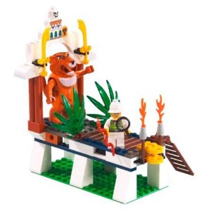 【新品】【箱ダメージ有】LEGO レゴ 世界の冒険シリーズ 虎の神タイグラーの叫び 7411