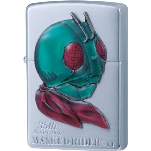 【未開封】【未使用】【外箱微ダメージ有】仮面ライダー 旧1号 ジッポー ZIPPO ジッポーライター フェイスVer．35th Anniversary 旧1号 カラー アニバーサリー MASKED RIDER