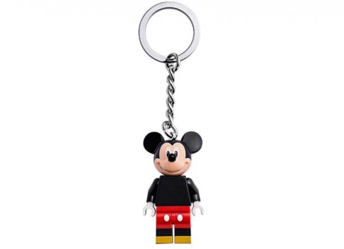 【新品】LEGOKeychainレゴキーホルダー ミッキーマウスMICKEYMOUSE 853998 【送料無料】【代金引換不可】【ゆうパケット】 全長約5センチ 横幅約2.5センチ