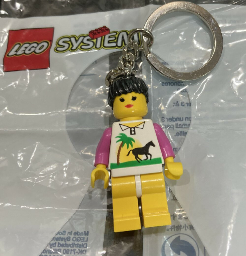 【開封未使用品】レゴLEGO　 SYSIEM　ガール　キーホルダーKeychainキーチェンストラップ　4108571【正規品】【送料無料】【代金引換不可】