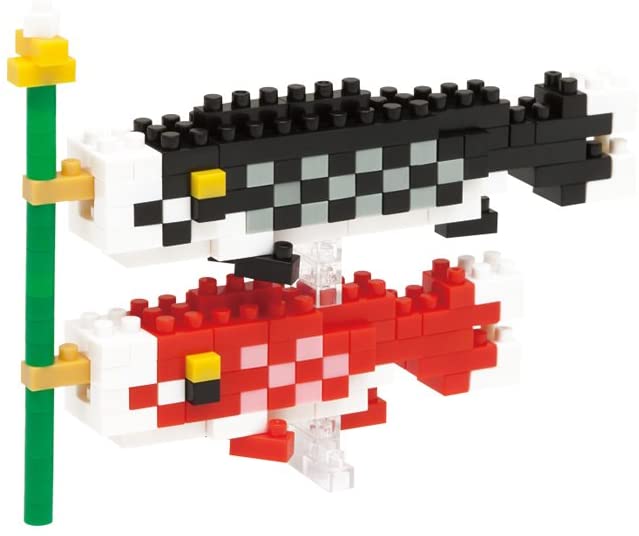 【送料無料】nanoblock ナノブロック NBC-107 鯉のぼり【170ピース】 【代金引換不可】【郵便】本体サイズ :90×70×20mm　カワダ