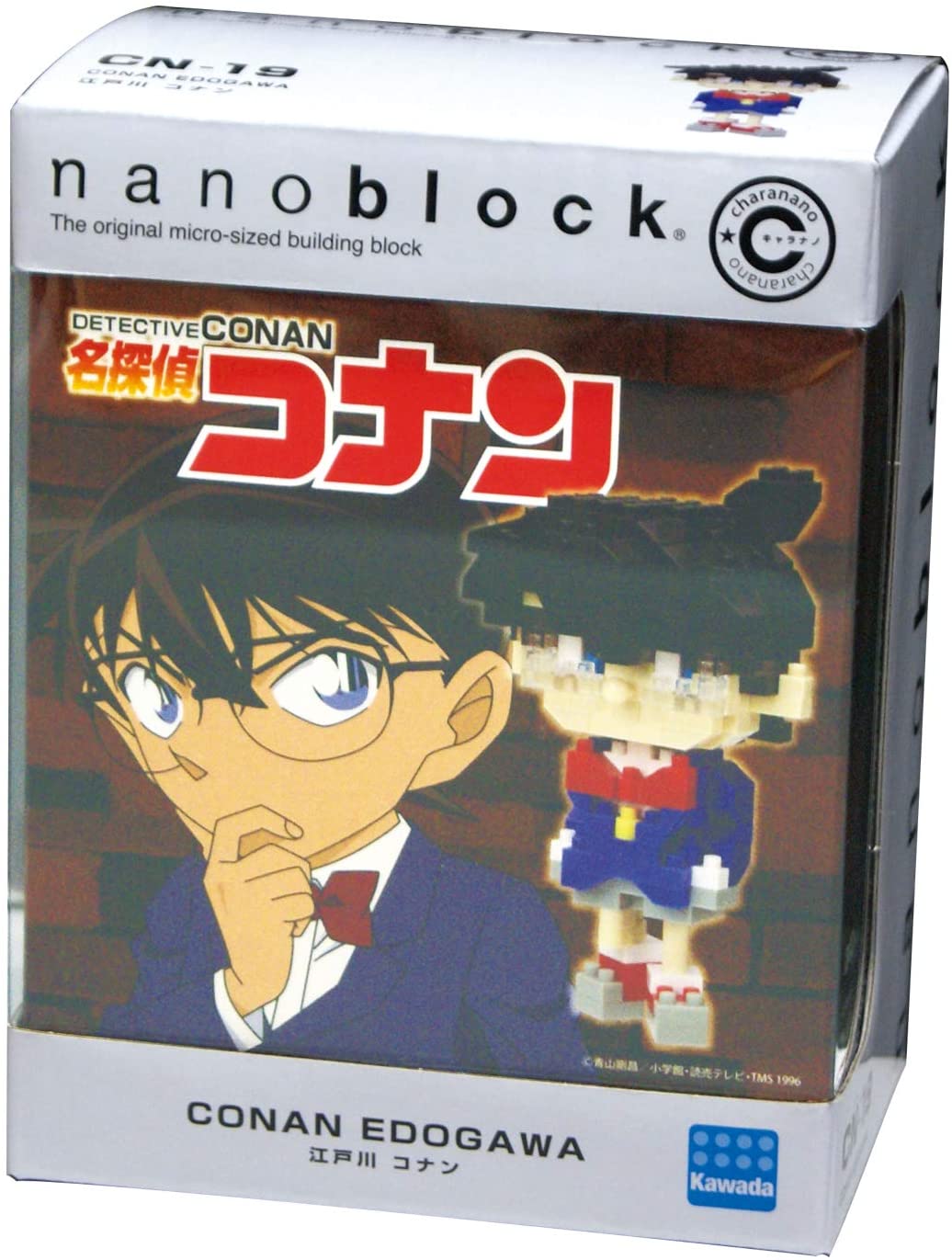 【送料無料】【新品】ナノブロック キャラナノ 江戸川コナン CN-19カワダ KAWADA　nanoblock　名探偵コナン　ピース数: 220