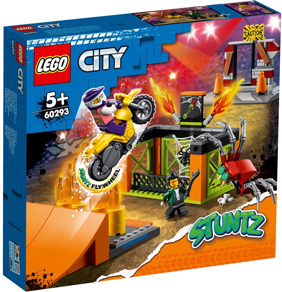 レゴブロック（男の子） 【送料無料】【新品】レゴシティジャパン LEGOCITY　STUNTZ 60293 スタントパーク 170ピース　完成サイズ：高さ約10cm x 幅約30cm x 奥行約13.5cm