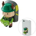 【送料無料】【新品】ちょいのせフレンズ 山登り/シカ(1個)エレコム スマホスタンド スマホリング サイズ:3.2×5×2.3センチ キャラクターをスマホにつけて落下防止【代金引換不可】(2)