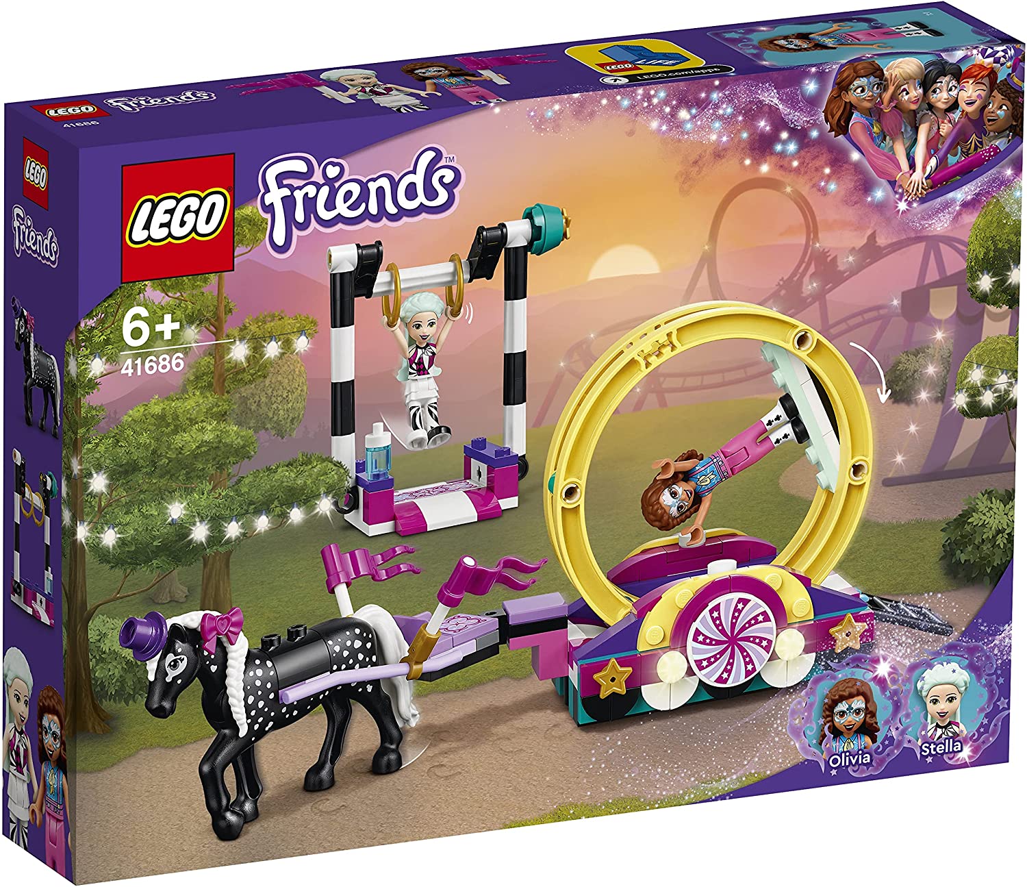 【新品】レゴジャパン LEGOFriends フレンズ 41686 マジカルときどきアクロバット 41686マジカルドキドキアクロバツト　 223 ピース