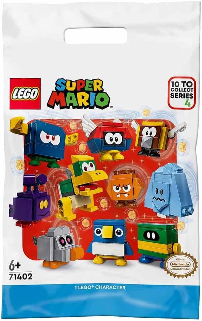 【送料無料】【新品】レゴLEGO スーパマリオ 71402 キャラクター パックシリーズ4 SUPERMARIO ミニフィギュア 1パック ランダム 【全10種類のいずれかが入っています】【代金引換不可】【定形外郵便】