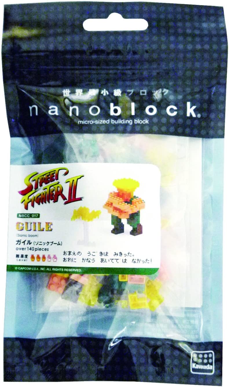 nanoblock ナノブロック NBCC_017 ガイルGUILE ソニックブーム カワダ　ストリートファイター2