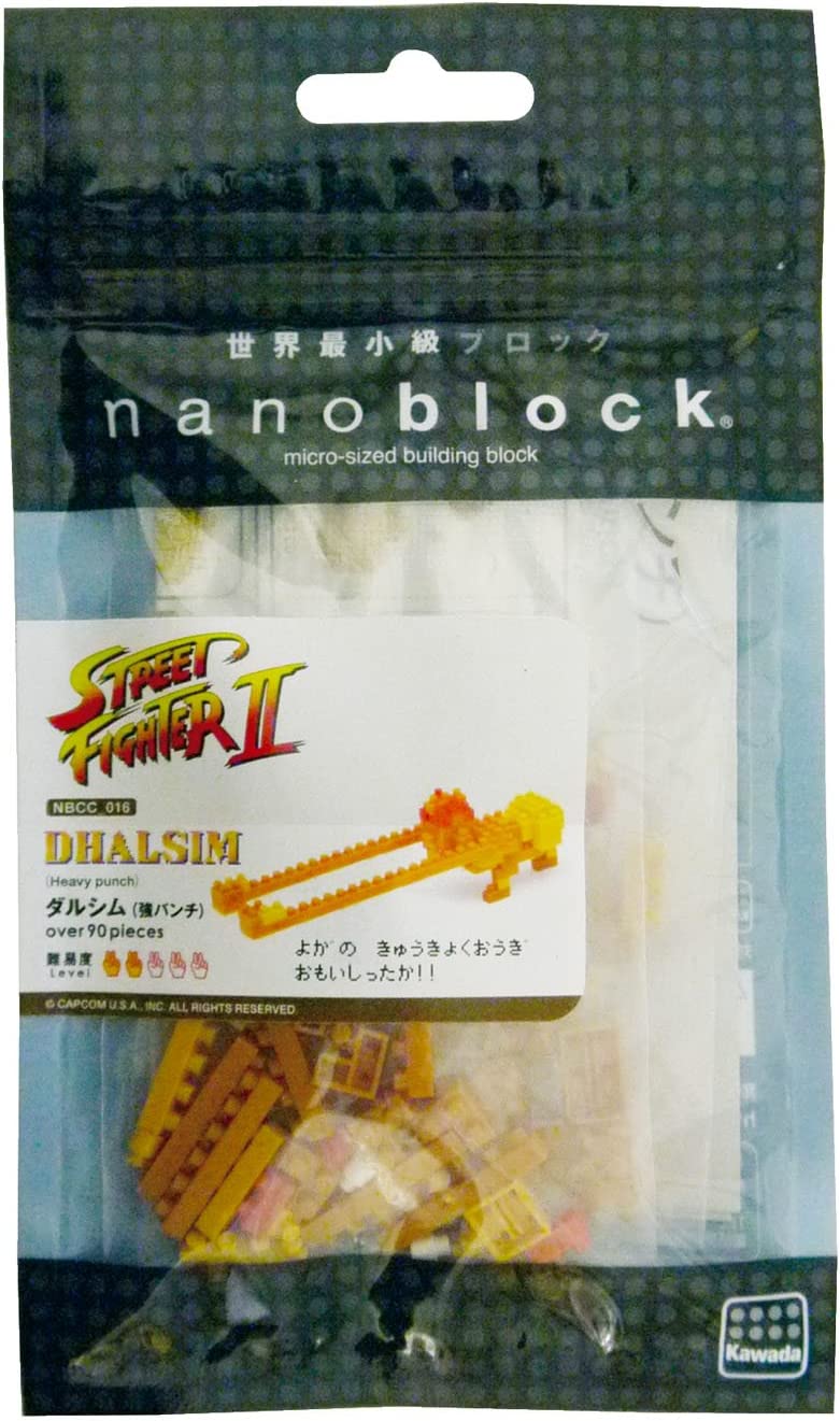 【送料無料】nanoblock ナノブロック NBCC_016 ダルシム 強パンチ 【90ピース】【代金引換不可】【郵便】カワダ ストリートファイター2