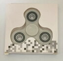 【送料無料】HANDSPINNER ハンドスピナー ホワイト 白 指スピナー ストレス解消 グッズ おもちゃ【代金引換不可】【郵便】