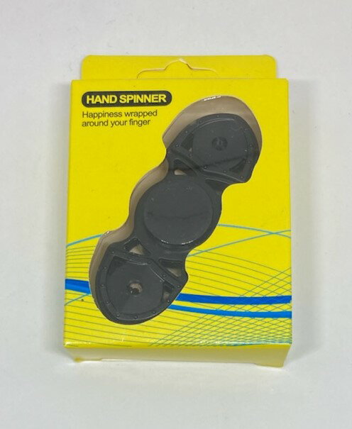 【送料無料】HANDSPINNER ハンドスピナー　ブラック　黒　指スピナー ストレス解消　グッズ  ...