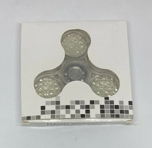 【送料無料】HANDSPINNER ハンドスピナー　クリア　指スピナー ストレス解消　グッズ おもち ...