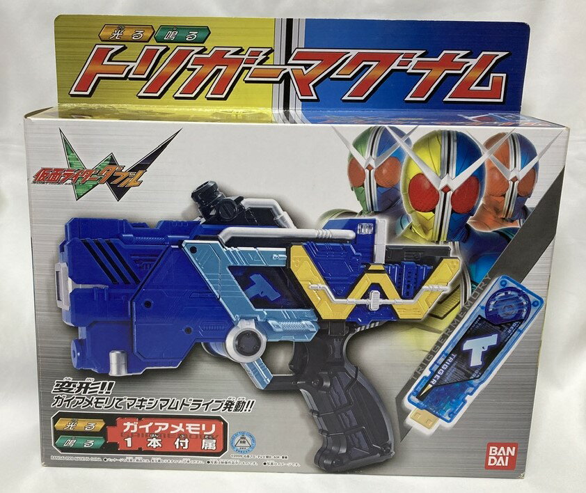 【中古】【美品】仮面ライダーWダブル トリガーマグナム 単4×2本使用（別売り）バンダイ