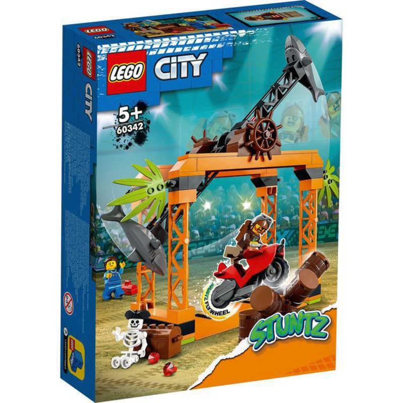 レゴブロック（男の子） 【送料無料】レゴシティ LEGOCITY 60342 シャークアタック・スタントチャレンジ【122ピース】