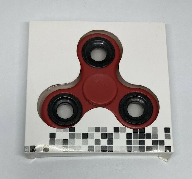 【新品】HANDSPINNER ハンドスピナー　レッド　指スピナー ストレス解消　グッズ おもちゃ【代金引換不可】【郵便】