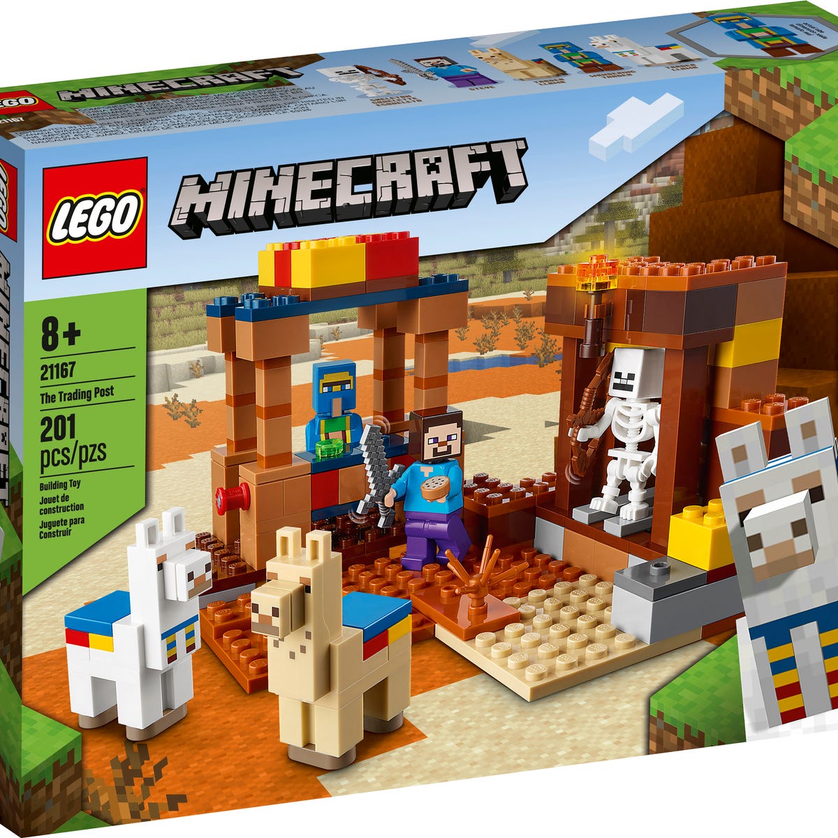 【送料無料】【新品】レゴジャパン LEGO レゴ マインクラフト 21167 村人の交易所　MINECRAFT【201ピース】