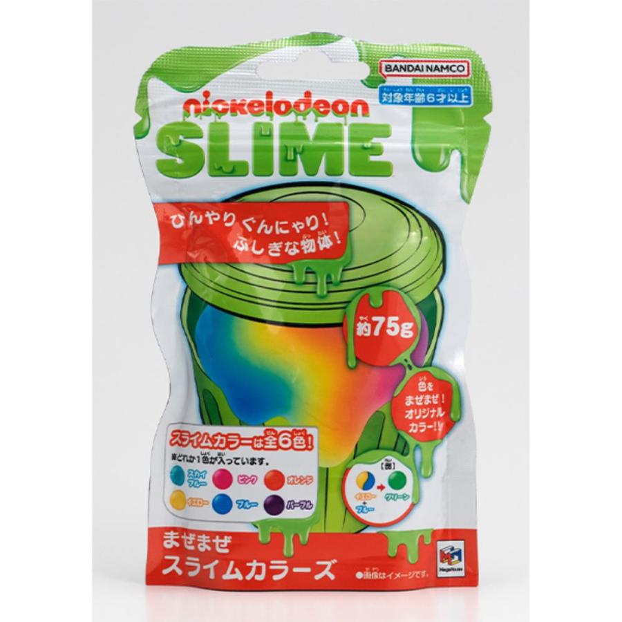 【送料無料】まぜまぜスライムカラーズ　全6色のうちランダムで1色入り【代金引換不可】【定形外郵便】メガハウス