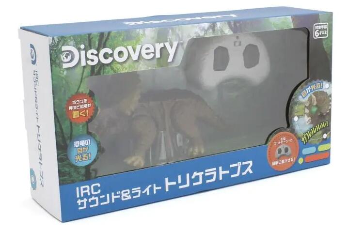 【送料無料】Discovery　IRC　サウンド＆ライト　トリケラトプス【北海道・離島発送不可】京商