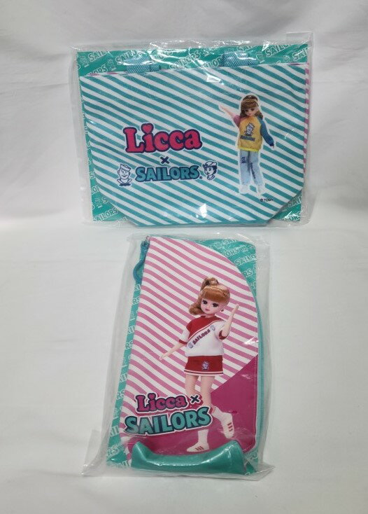 【送料無料】リカちゃんくじ　リカちゃんくじ×セーラーズ　09トートバッグ・12ポーチ(大)　2点セット【代金引換不可】【ゆうパケット】SAILORS