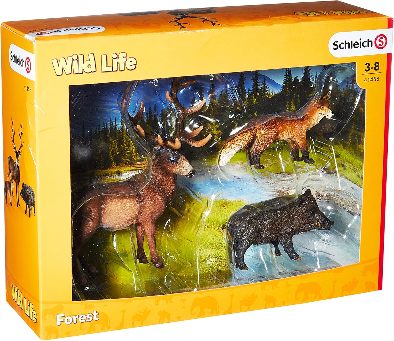 Rakuten - 【送料無料】【新品】シュライヒ WildLife ヨーロッパの森に住む動物 41458　Schleich　フィギュア