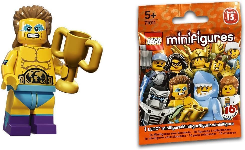 ミニフィグLEGOminifigures レゴ ミニフィギュアシリーズ15 71011　プロレスラー（レスリングチャンピオン） Wrestling Champion 