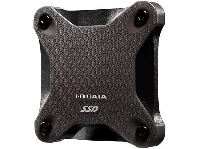 ヨツバ商店 楽天市場店の【中古・未使用品】【送料無料】I・O DATA PS4対応 外付けSSD HNSSD-480BK【代金引換不可】【ゆうパケット】ハピネット｜アングル2