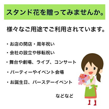 【東京23区限定】 スタンド花 胡蝶蘭 ミックス 2段 豪華 送料無料 開店祝い 移転祝い 竣工 花 生花 誕生日 バースデー おしゃれ ボリューム 誕生日祝い オシャレ フラスタ フラワースタンド スタフラ スタンドフラワー 商品ID 5980 スタンド