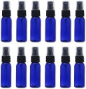Jie Du スプレーボトル 12本セット 詰替ボトル 遮光 空容器 霧吹き(30ml ブルー)