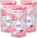 【まとめ買い】ファブリーズ with レノアハピネス 除菌消臭スプレー 布用 アンティークローズ&フロー ラルの香り 詰め替え 320mL×3個