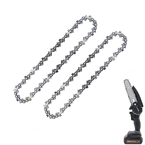 DFsucces チェーンソー 替刃 2個セット 6インチ チェンソー替え刃 チェーンソー 交換刃 木工切断 枝切..