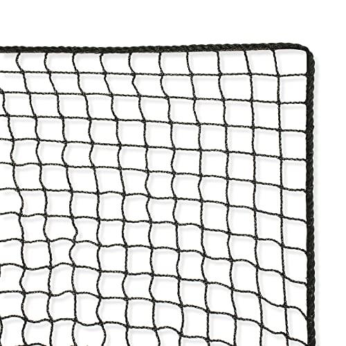 AKOZLIN 3m×4.5m 硬式・軟式用野球ネット 野球バッティングトレーニングネットソフトボールバックストップネットヘビーデューティースポーツネットバリア野球ネット裏庭のホッケー、野球、サッカーの練習用の打撃とピッチング