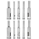 Wolfride ダイヤモンドホールソー タイル コアドリル 大理石 陶器 ガラス 穴あけ 超硬 5mm 6mm 8mm 10mm 12mm ダイヤモンド粒子 ...