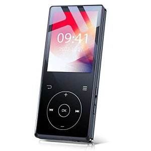 【2023業界最新版＆mp3プレーヤー】 32GB 超大容量 Bluetooth5.0 mp3プレーヤー 音楽プレーヤー HIFI高音質 スピーカー搭載 ウォークマン 超長音楽再生時間 最大128GBまで拡張可能 タッチパネル式 2.4インチ大画面 操作簡単 多機能デジタルオーディオプレーヤー 小型超軽量