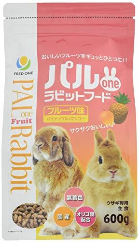 パルoneラビットフード フルーツ味 【国産】 600g