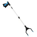 マジックハンド 83cm Nuovoware お助け万能ロングハンド マジック ハンド 手 伸縮 ゴミ拾いトング/ツール 360度回転可能の先端部 アルミ製+ABS 折り畳み式 マジックリーチャー ピックアップツール 軽量 腕の補助 万能お助けハンド Blue(3)