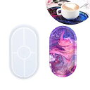 Wikrtoria シリコンモールド コースターモールド ソフトモールド レジン型 DIY樹脂 不規則 アクセサリー パーツ クラフト トレイ 装飾 プレート 皿 鋳造 ジュエリー DIY クラフ レジン モールド