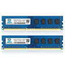 16GB Kit PC3L-12800u DDR3L-1600MHz 8GB×2枚 DIMM 電圧 1.35V/1.5V 2RX8 CL11 240pin デスクトップPC用メモリ対応(2)
