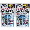 紀陽除虫菊 洗濯槽クリーナー (非塩素系/750g×2個セット) 粉末タイプ (洗濯機掃除/生乾き臭防止に)除菌 消臭 生乾き臭防止 ほこり カビ取り