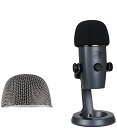 マイクカバーポップフィルターフォームカバー Blue Yeti Nano Blue Yeti Yeti Proコンデンサーマイク用のマイクフォームウインドスクリーン… (Yeti Nano)