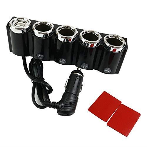 【 The earth crew 】 車載 充電器 シガーソケット 4連 12V 24V 120w ダブルUSBポート カーチャージャ..